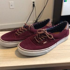 Suede and leather vans!🔥
